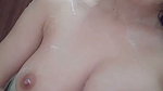 Beautiful girl bathing  showing boobs