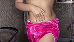 Beautiful girl showing her huge boobs