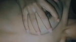 Beautiful slim girl pressing her boobs  showing