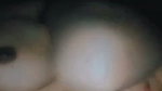 Beautiful slim girl pressing her boobs  showing