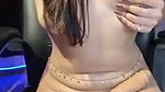 Hot slim bhabhi pressing her boobs