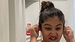 chubby girl nude bath