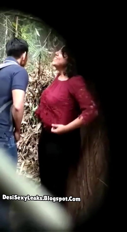 College Couple Enjoying At The Park