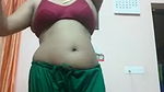 Big navel bhabi open her dress
