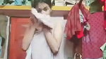 Desi girl record her nude video before Bath for her BF