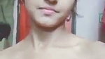 Desi girl record her nude video before Bath for her BF