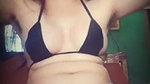 Beautiful girl showing her boobs