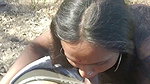 Bhabhi showing pussy licking  give Blowjob