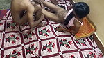 Boyfriend fucking his beautiful slim gf on floor