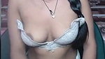 Hot aunty showing her nipple