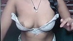 Hot aunty showing her nipple
