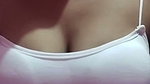 Sexy girl give Handjob  showing her boobs