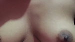 Sexy girl give Handjob  showing her boobs