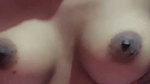 Sexy girl give Handjob  showing her boobs
