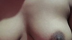 Sexy girl give Handjob  showing her boobs