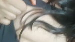 Tamil girl pressing her boobs