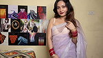 Beautiful bhabhi showing her wet pussy  drilling