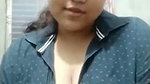 Beautiful girl showing her boob