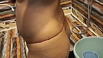 Bengali bhabhi taking bath  give Handjob