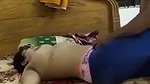Boyfriend pressing her gf boob hard  enjoying