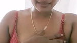 Aunty showing her black boobs