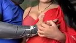 Beautiful red color saree bhabhi give Blowjob  show her sexy ass