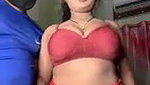 Beautiful red color saree bhabhi give Blowjob  show her sexy ass