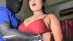 Beautiful red color saree bhabhi give Blowjob  show her sexy ass