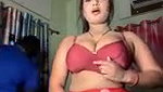 Beautiful red color saree bhabhi give Blowjob  show her sexy ass