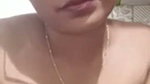 Hot aunty showing her boobs  pressing