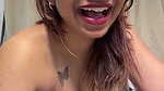 Hot girl pressing her boobs