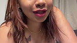 Hot girl pressing her boobs