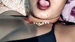 Mature aunty showing  rubing her pussy