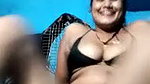 Village aunty show  finger in her pussy
