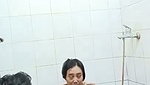 Nepali couple bathroom sex