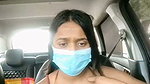 Anjali changing bra inside car  showing her boobs
