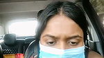 Anjali changing bra inside car  showing her boobs
