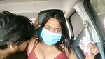 Anjali changing bra inside car  showing her boobs