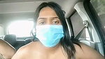 Anjali changing bra inside car  showing her boobs
