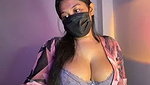 Beautiful girl showing her boobs  wet pussy