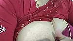 Tamil aunty show one side of boob