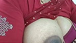 Tamil aunty show one side of boob