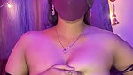 Wow bhabhi pressing her boobs  show her nipple