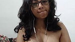 Desi Strip with Giant Soft Tankers Swinging Free