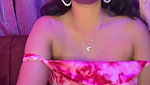 Beautiful girl showing her pussy  using purple dilo