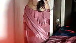 Kiran showing her boobs  wearing saree