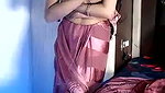 Kiran showing her boobs  wearing saree