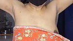 Nisha showing her boobs in kitchen room