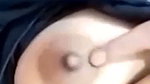 Sexy girl showing boobs on video call  bf jerking his dick