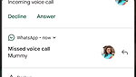 Sexy girl showing her hairly pussy on video call suddenly mummy call her